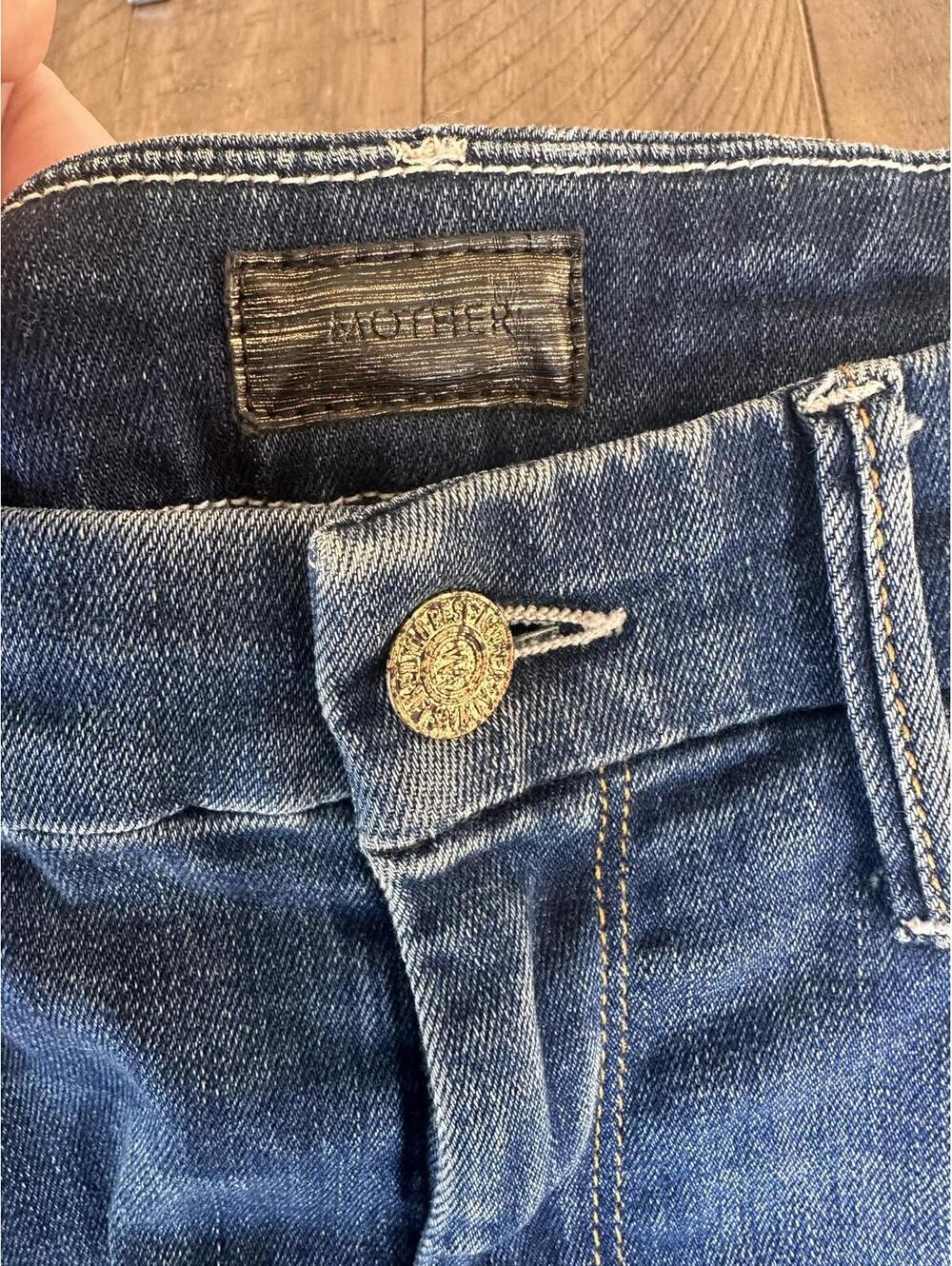 MOTHER The High Waisted Looker Ankle Fray in Not Rough Enough Women’s size 26 - Picture 6 of 15